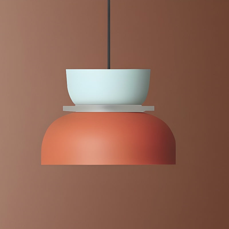 Irina Colorful Bowl Shade Pendant Light