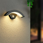 Nordic Arc Metal LED Waterproof Outdoor Wall Light