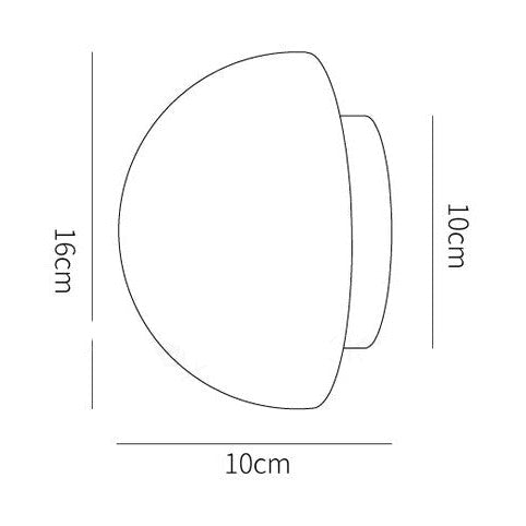 Nordic Iron Eclipse Wall Light