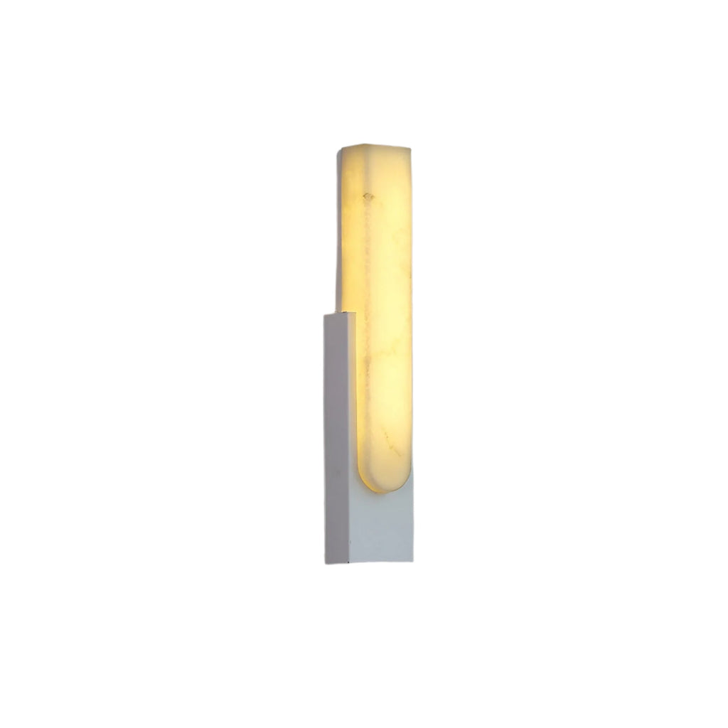 Agatha Modern Artificial Alabaster Minimalist Wall Light