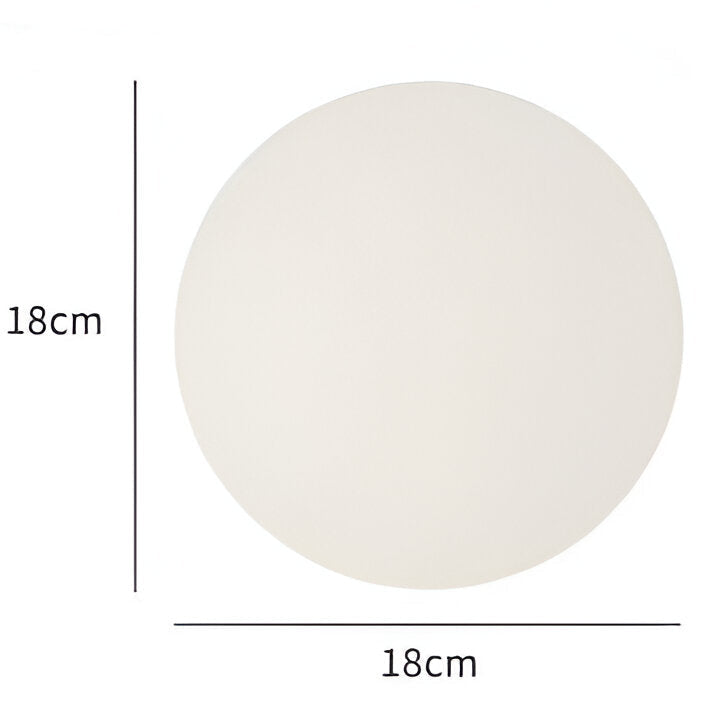 Dioscuri Minimalist Round Glass Wall Light