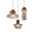 Retro Cracked Glass Pendant Light