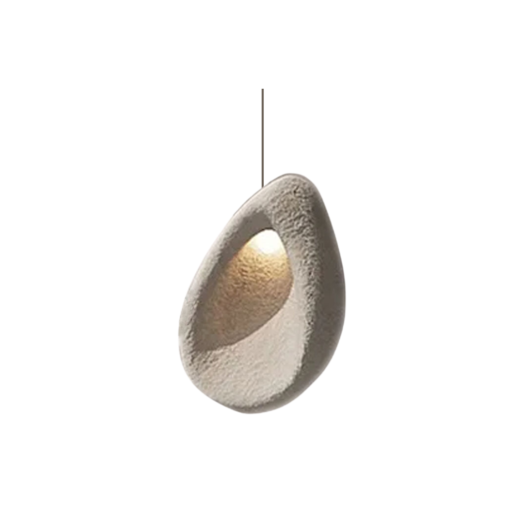 The Radiance of Silence Stone Pendant Light