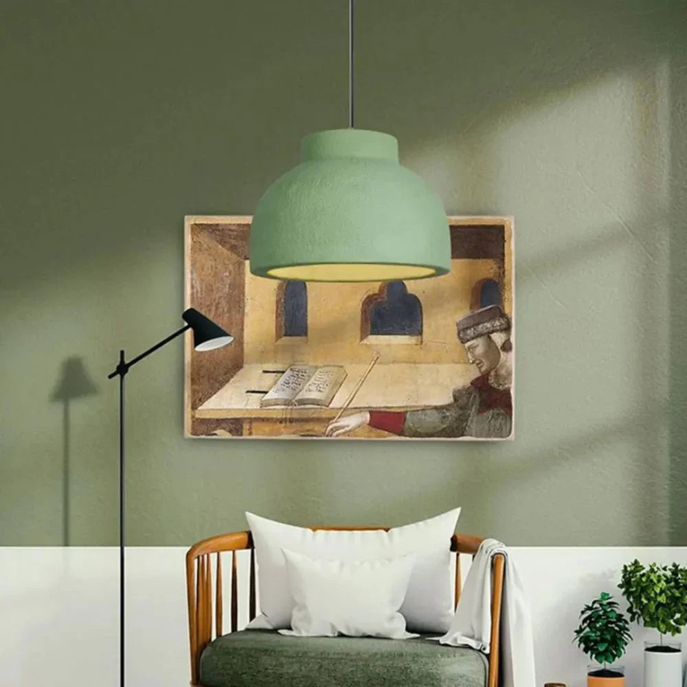 Nordic Bowl Minimalist Polystyrene Pendant Light