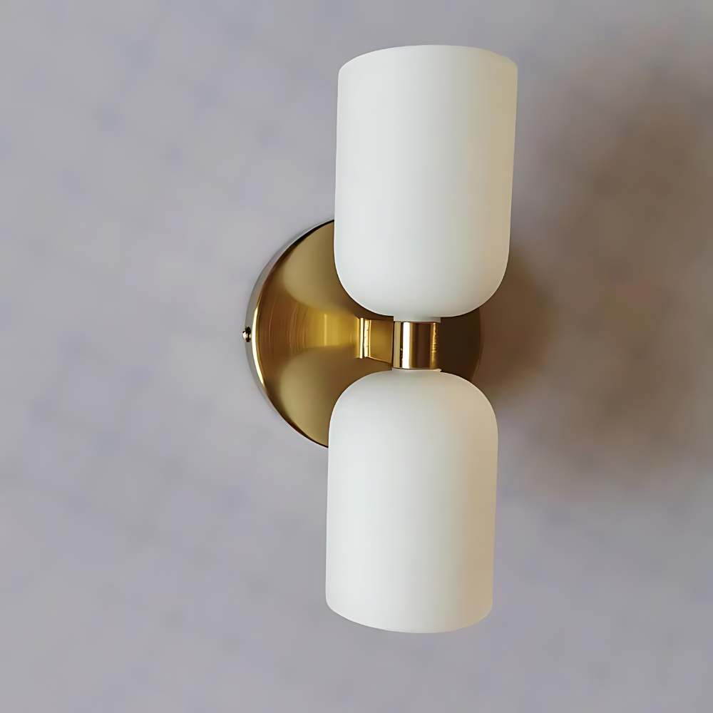 Elegance Cream Acrylic Metal Base Minimalist Wall Light