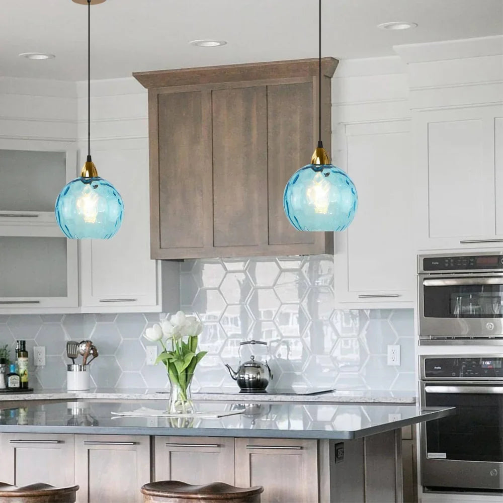 Modern LED Nordic Ceiling Glass Ball Pendant Light