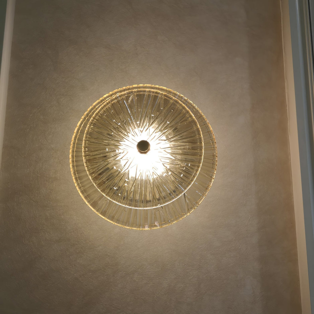 Round Crystal Wall Light