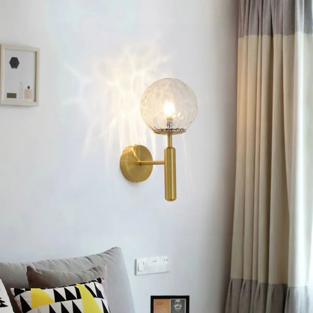 Minimalist Globe Mystical Radiance Wall Light