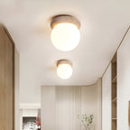Asteroid Travertine Outdoor Wall Light