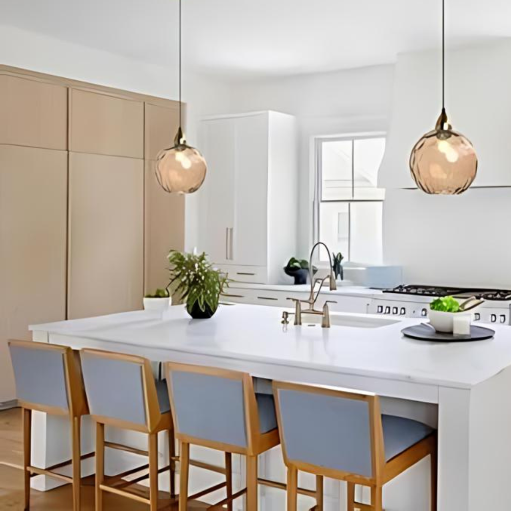 Modern LED Nordic Ceiling Glass Ball Pendant Light