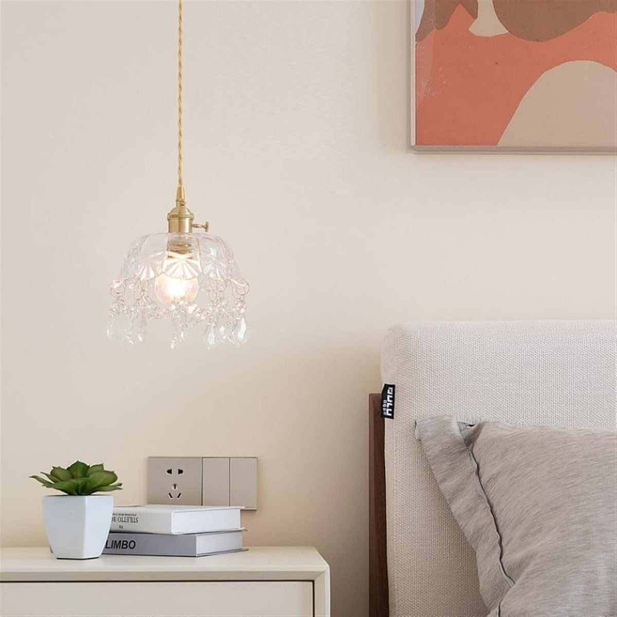 Éloise European Retro Glass Pendant Light