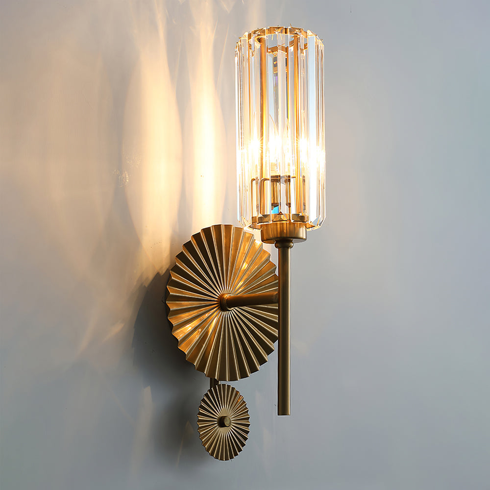 Cecily Modern Fluted Glass Wall Lamp