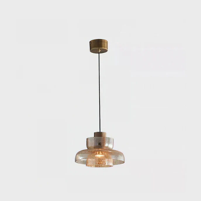 Retro Cracked Glass Pendant Light