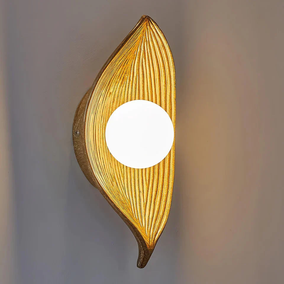 Nordic Zen Leaf Japanese-Style Wall Light