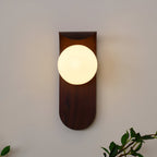 Carlyle Nordic Minimalist Iron Wood Accent LED Wall Light