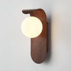 Carlyle Nordic Minimalist Iron Wood Accent LED Wall Light