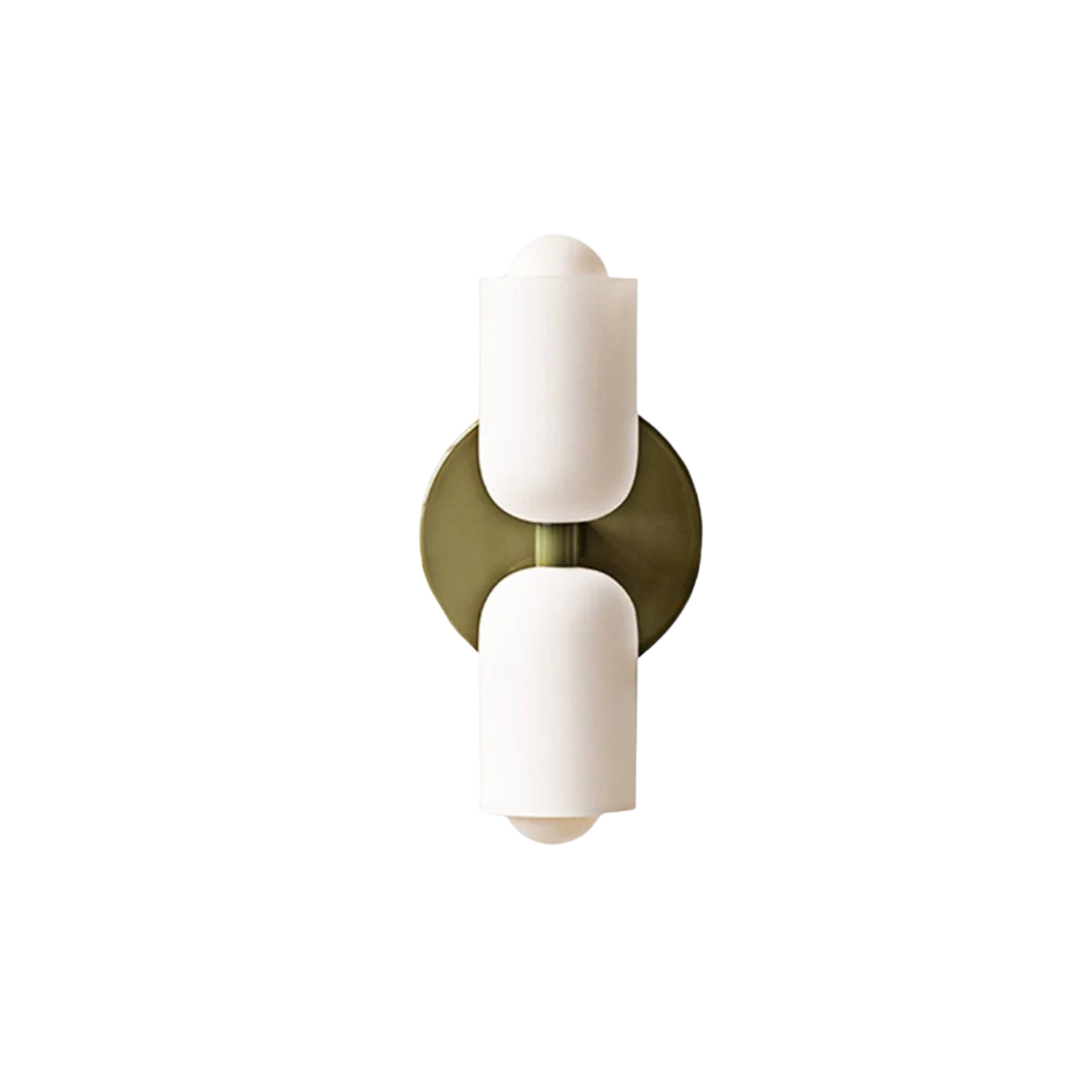 Elegance Cream Acrylic Metal Base Minimalist Wall Light