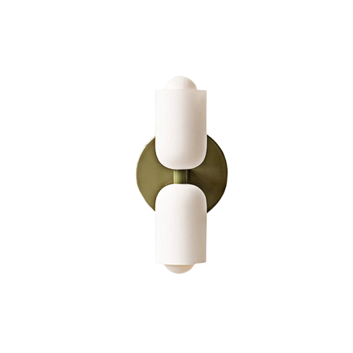 Elegance Cream Acrylic Metal Base Minimalist Wall Light