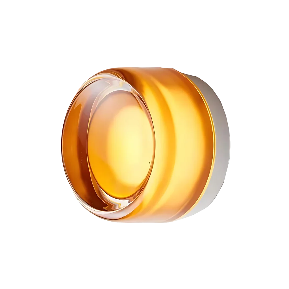 Nordic Luminous Dimple Glass Modern Wall Light