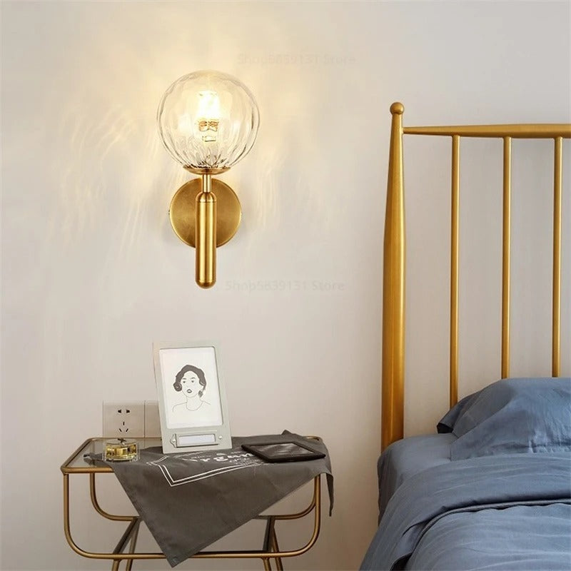 Minimalist Globe Mystical Radiance Wall Light