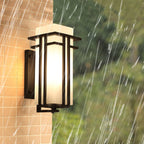 Krajewski Retro Industrial Glass Outdoor Wall Light