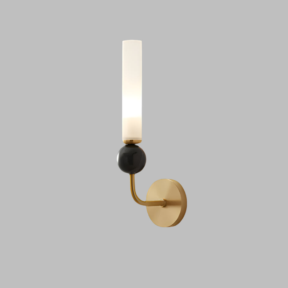 Marble Light Luxury Copper Long Pole Wall Light