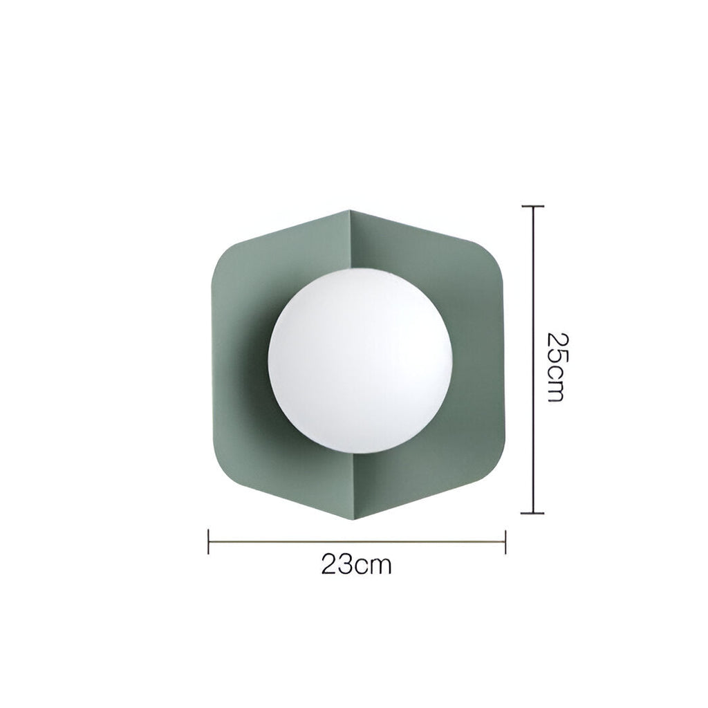 Macaroon Metal Nordic Modern Style LED Wall Light