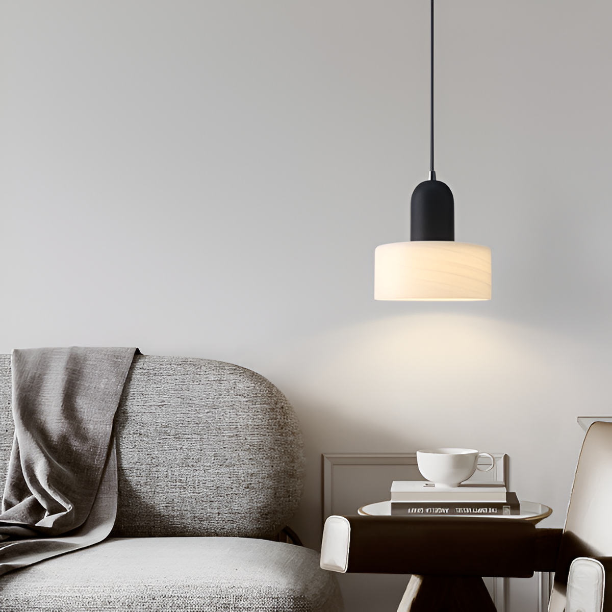 Nordic Iron Glass Suspension Pendant Light