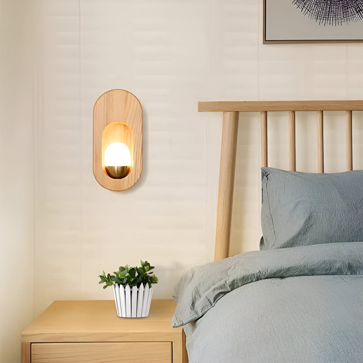 Nordic Style Egg Chaymae Wall Light