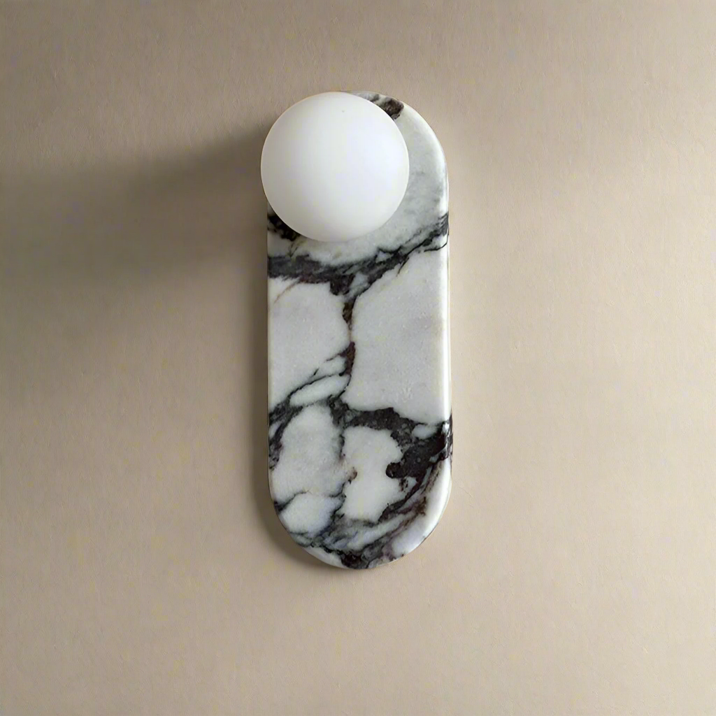 French Light Marble Luxury Minimalist Wall Light