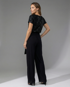 Elegant Women's Glitter Jumpsuit