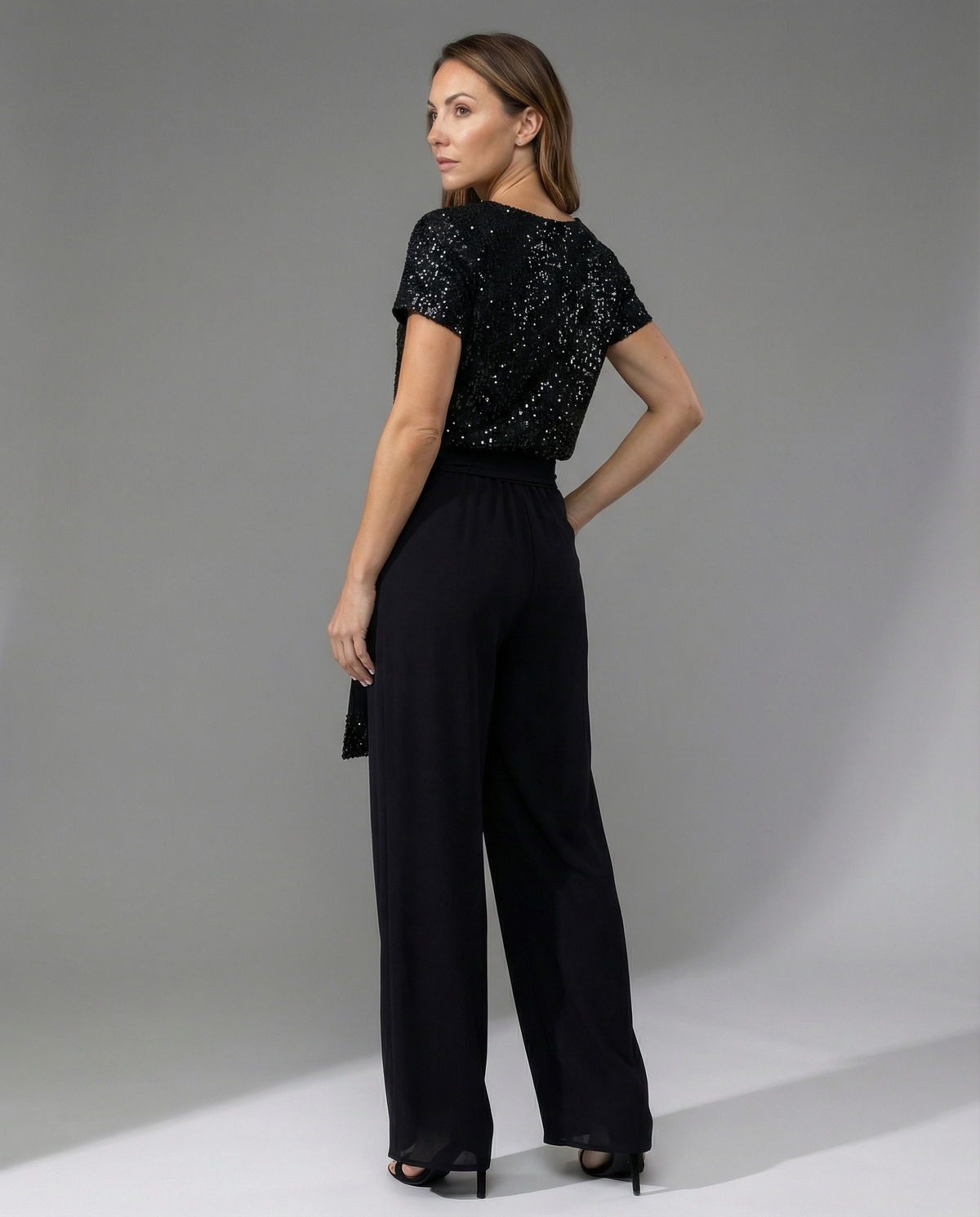 Elegant Women's Glitter Jumpsuit