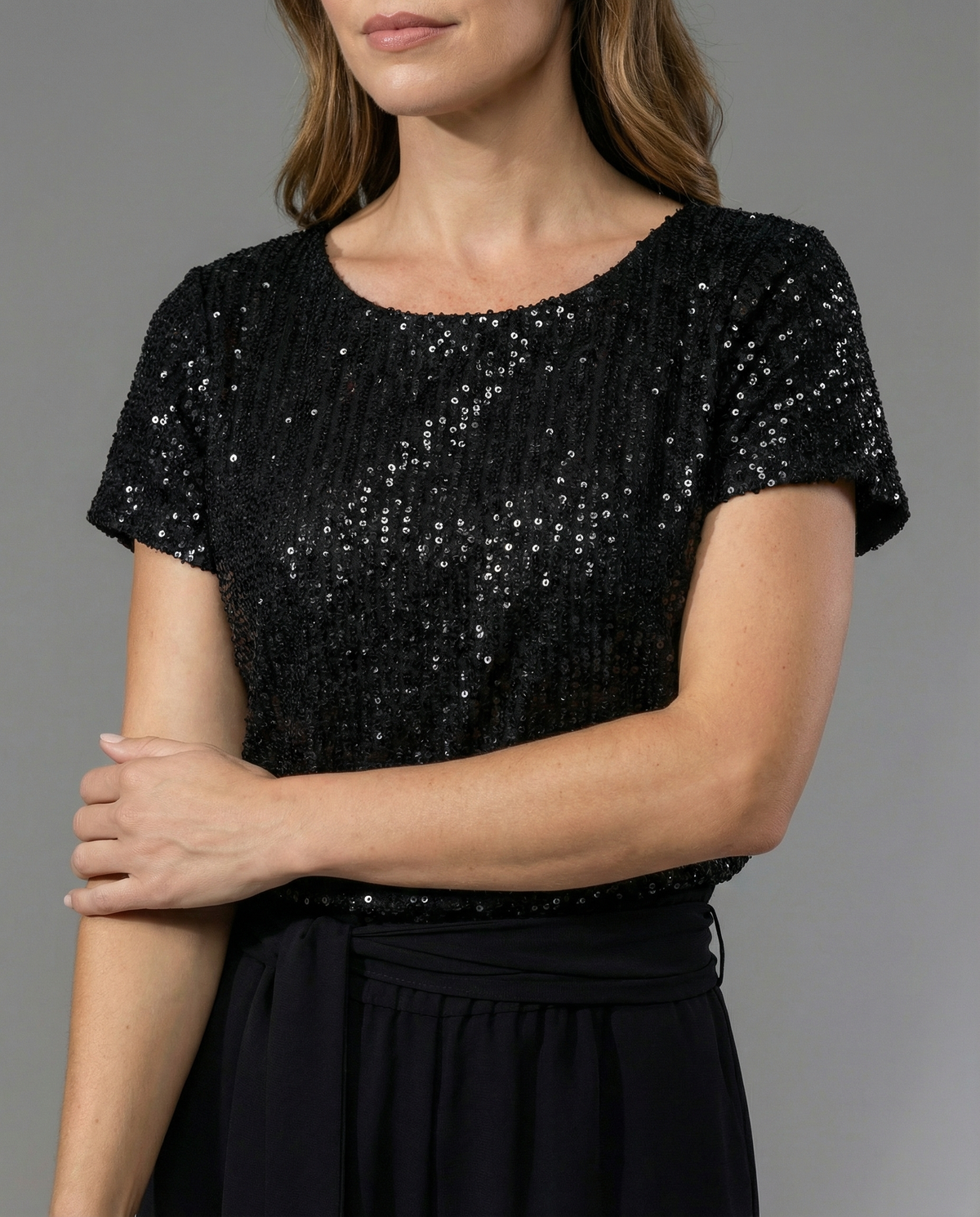Elegant Women's Glitter Jumpsuit