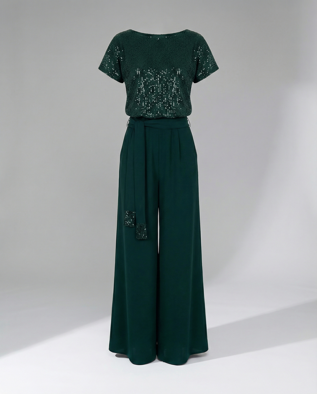 Elegant Women's Glitter Jumpsuit