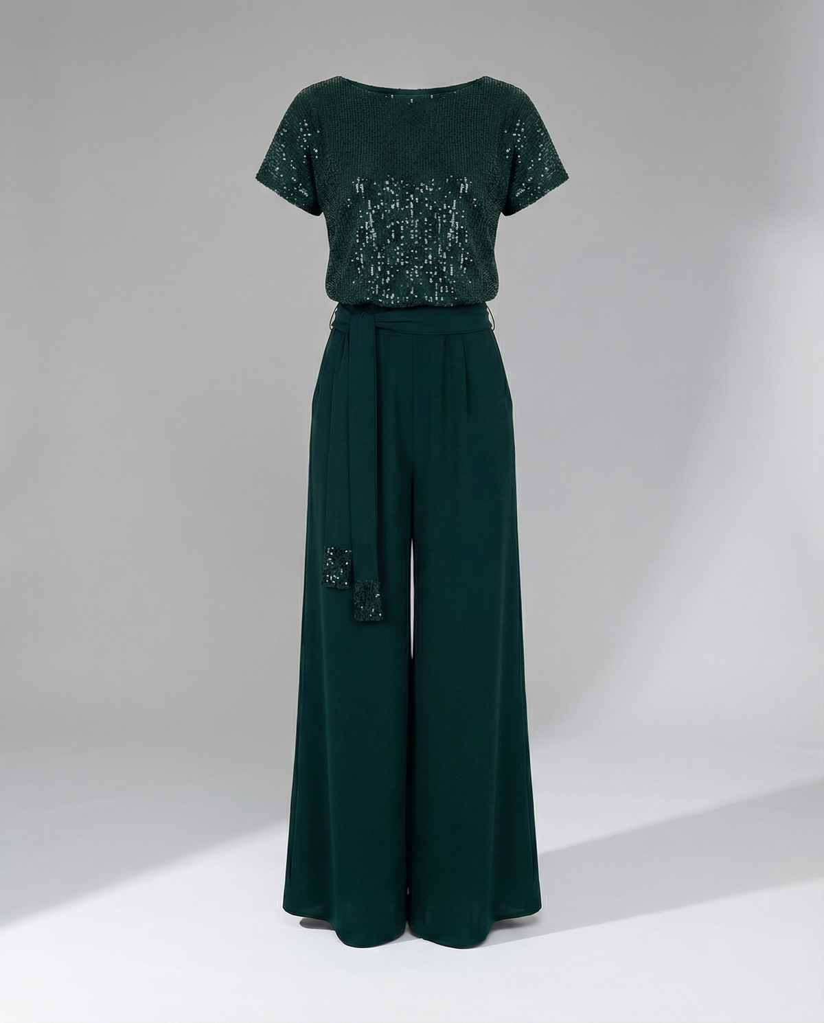 Elegant Women's Glitter Jumpsuit