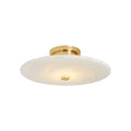 Ankeny Minimalist Alabaster Ceiling and Wall Light