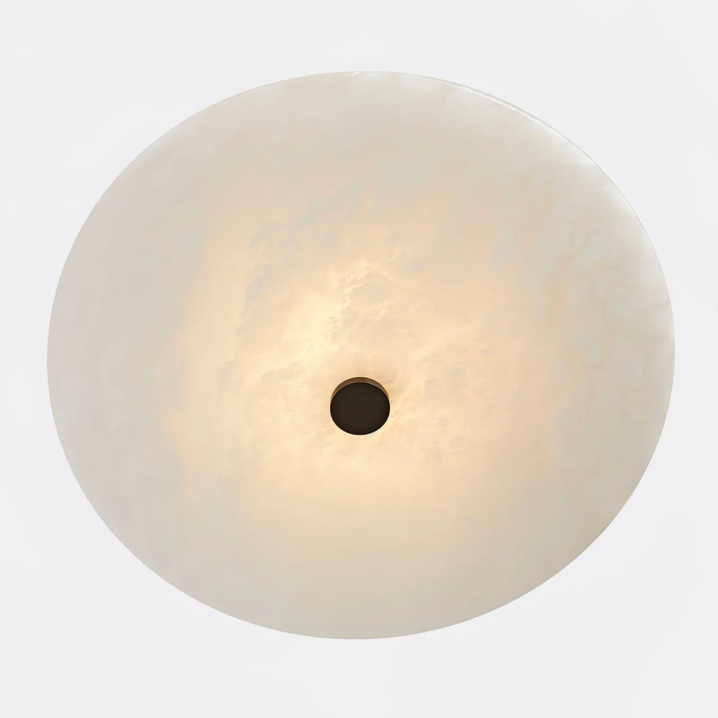 Ankeny Minimalist Alabaster Ceiling and Wall Light