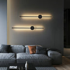 Modern Black Aluminum Wall Light