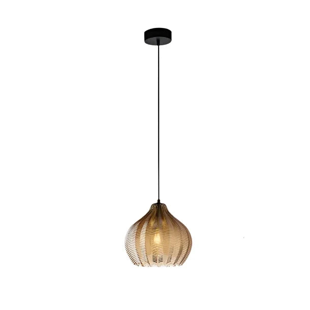 Nordic Style Wavy Glass Pendant Ceiling Light