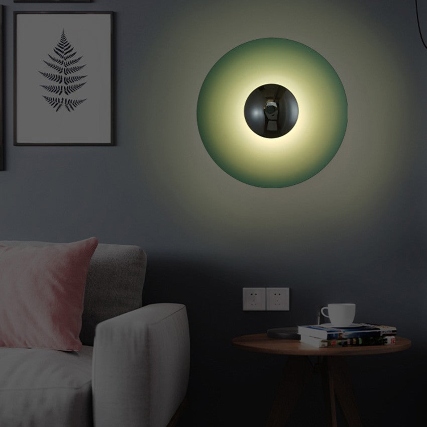 Delight Color Round Metal Wall Light