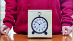 Arjan | Vintage-Inspired Metal Alarm Clock with Silent Mechanism