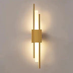 LuminArt - Stylish Black/Gold LED Light