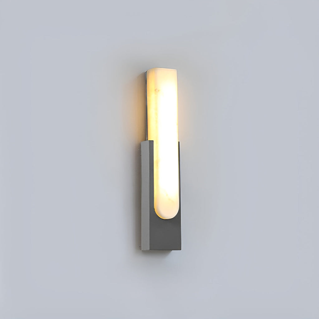 Agatha Modern Artificial Alabaster Minimalist Wall Light