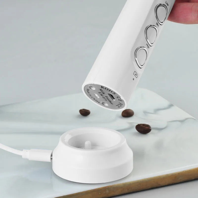 Boaz | Versatile 3-in-1 Rechargeable Electric Milk Frother