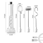 Boaz | Versatile 3-in-1 Rechargeable Electric Milk Frother
