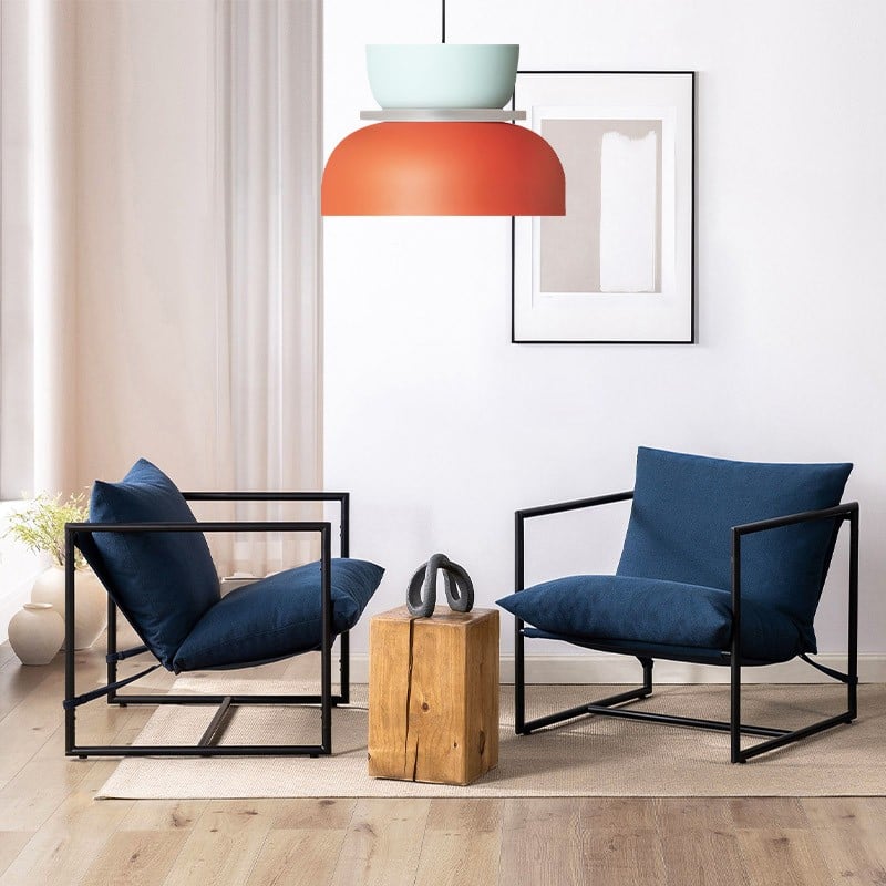 Irina Colorful Bowl Shade Pendant Light