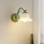 French Flower Vintage Acrylic Wall Light