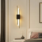 LuminArt - Stylish Black/Gold LED Light