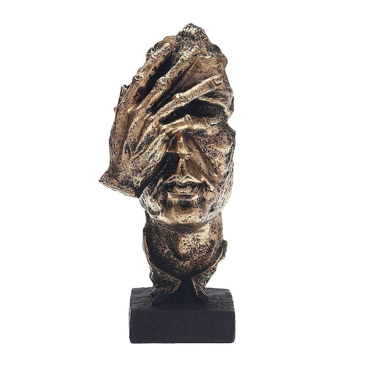 Daan | Gold Abstract Decorative Sculpture