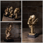 Daan | Gold Abstract Decorative Sculpture